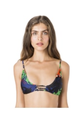 Top Franzido Guaraná Estampado