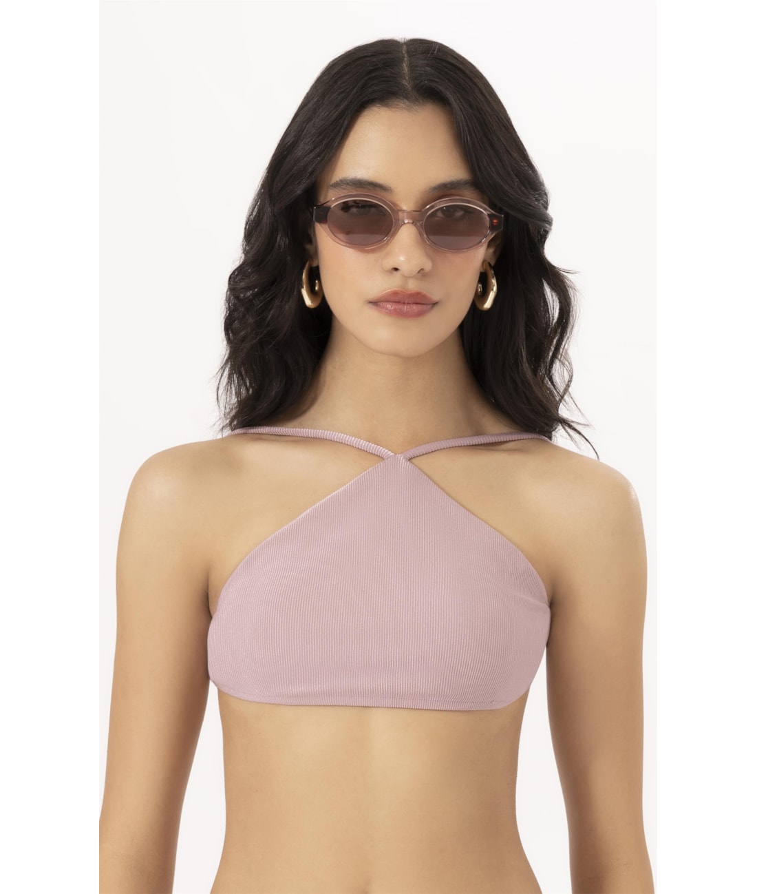 Top Frente Única Magic Rosa Dusty