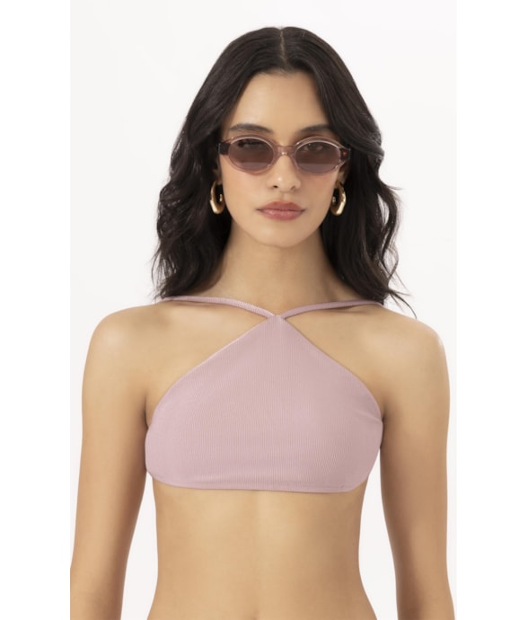 Top Frente Única Magic Rosa Dusty