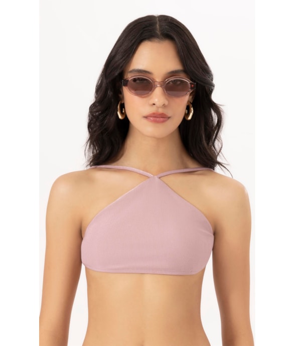 Top Frente Única Magic Rosa Dusty