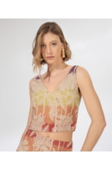 Top Jacquard Palm Springs Natural