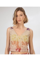 Top Jacquard Palm Springs Natural