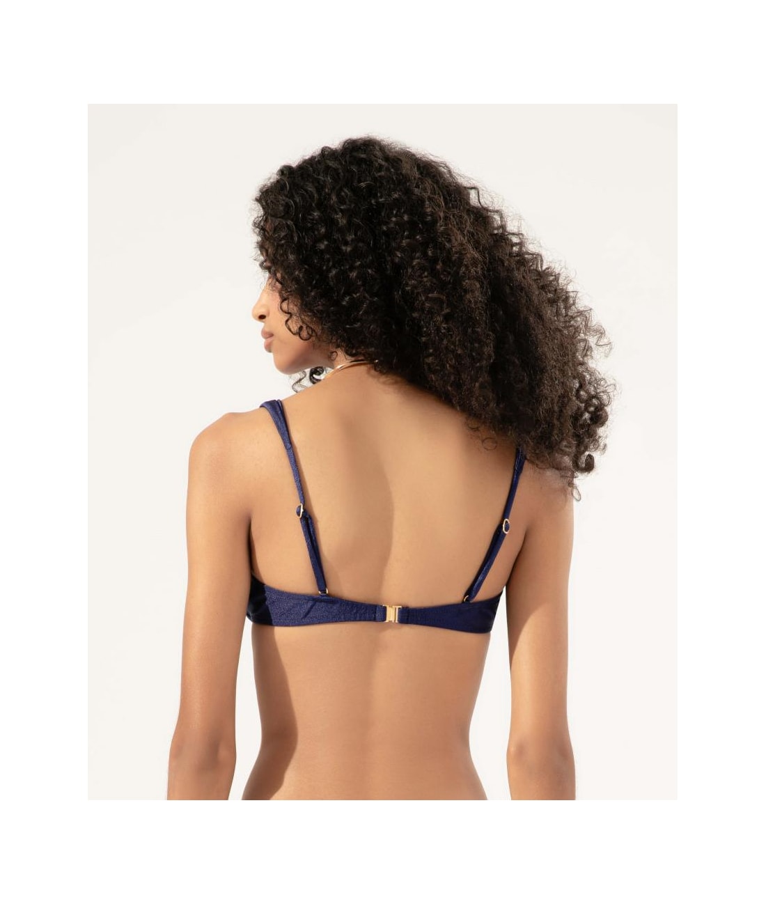 Top Meia Taça Alça Lenço Comfort Le Soleil Marinho