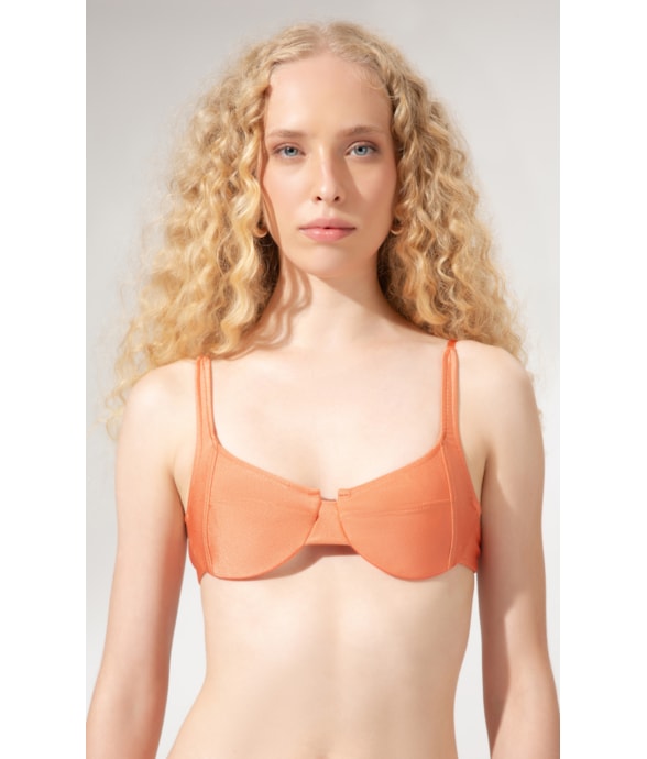 Top Meia Taça Arco Comfort Le Soleil Salmao