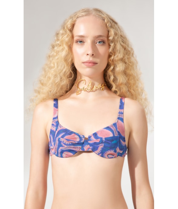Top Meia Taça Arco Comfort Sous-Marine Royal