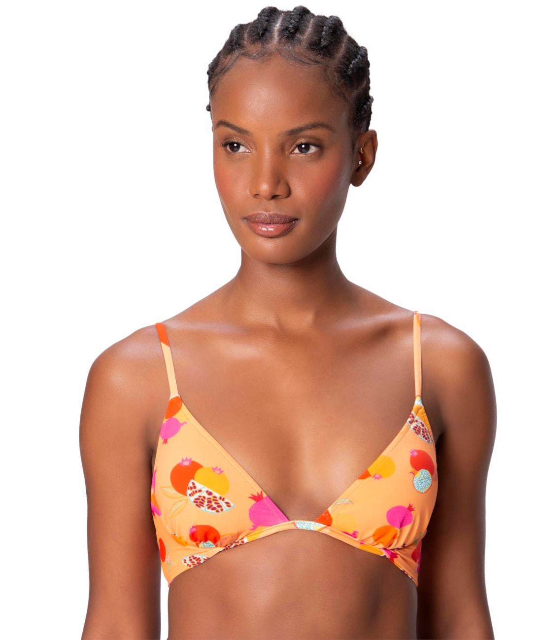 Top Meia Taça Comfort Afrodite Laranja