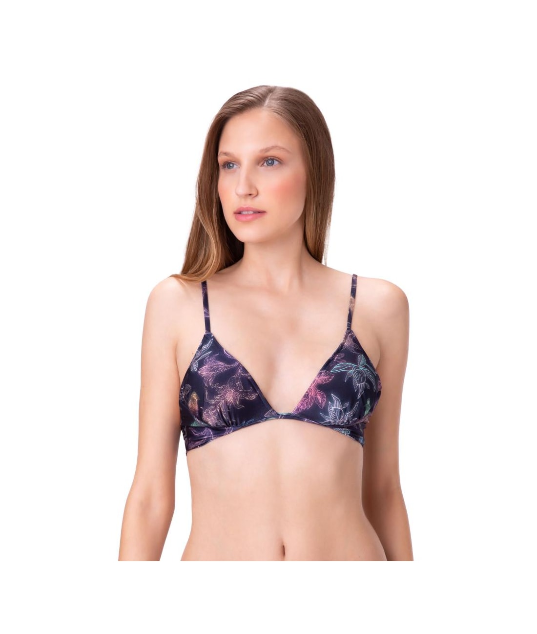 Top Meia Taça Comfort Birdie Marinho