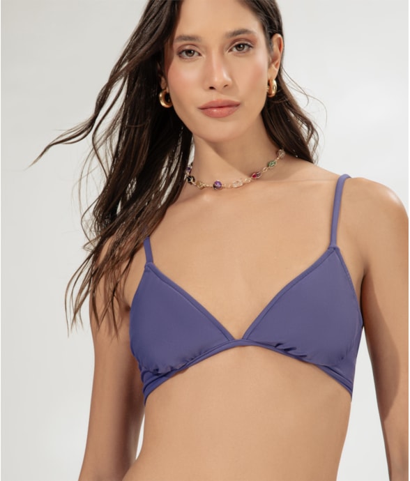 Top Meia Taça Comfort Califórnia Old Purple