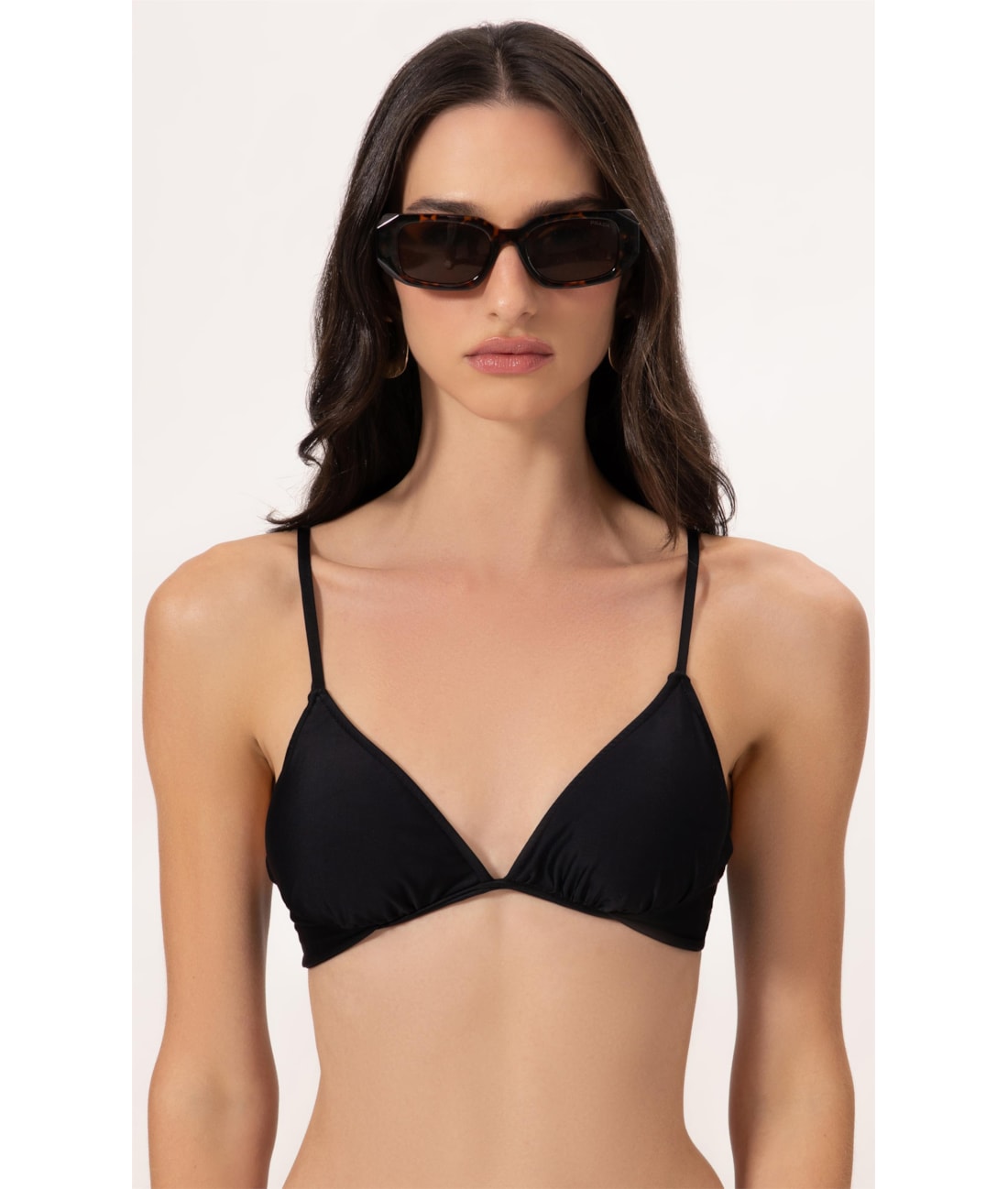 Top Meia Taça Comfort Califórnia Preto