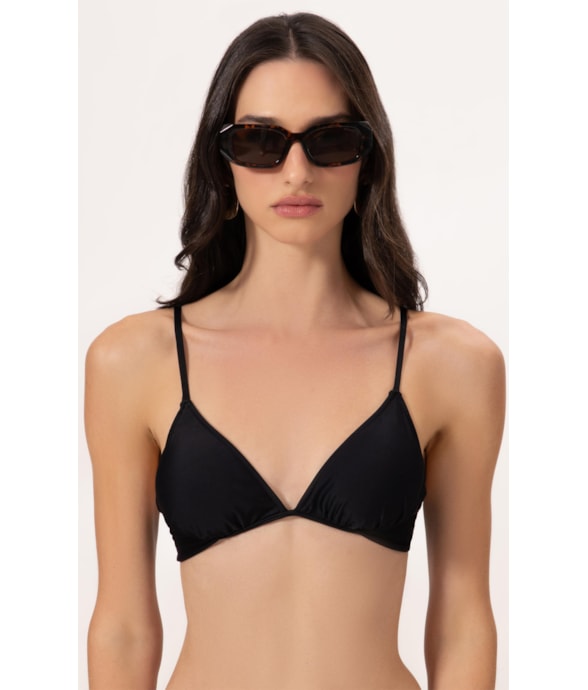 Top Meia Taça Comfort Califórnia Preto