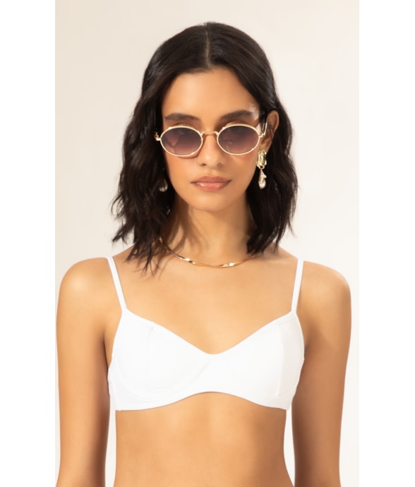 Top Meia Taça Comfort Clássicos Branco