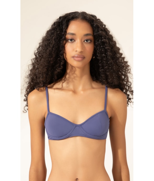 Top Meia Taça Comfort Clássicos Old Purple