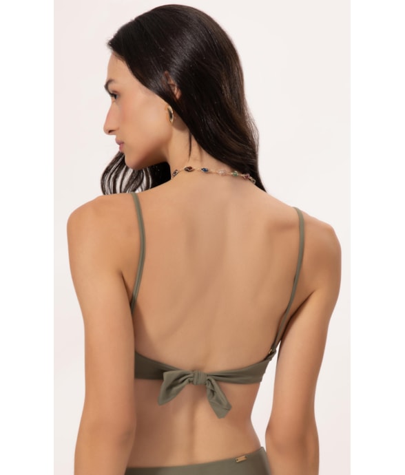 Top Meia Taça Comfort Clássicos Verde Oliva