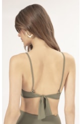 Top Meia Taça Comfort Clássicos Verde Oliva