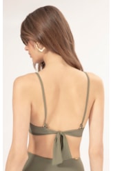 Top Meia Taça Comfort Clássicos Verde Oliva