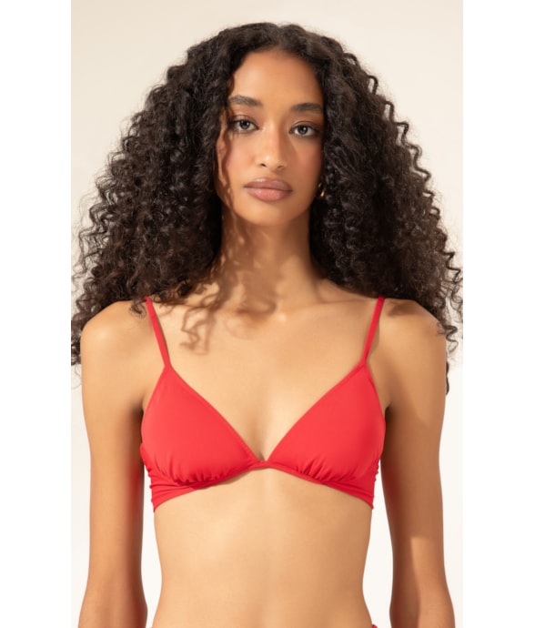 Top Meia Taça Comfort Clássicos Vermelho