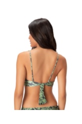 Top Meia Taça Comfort Corcovado Verde Escuro