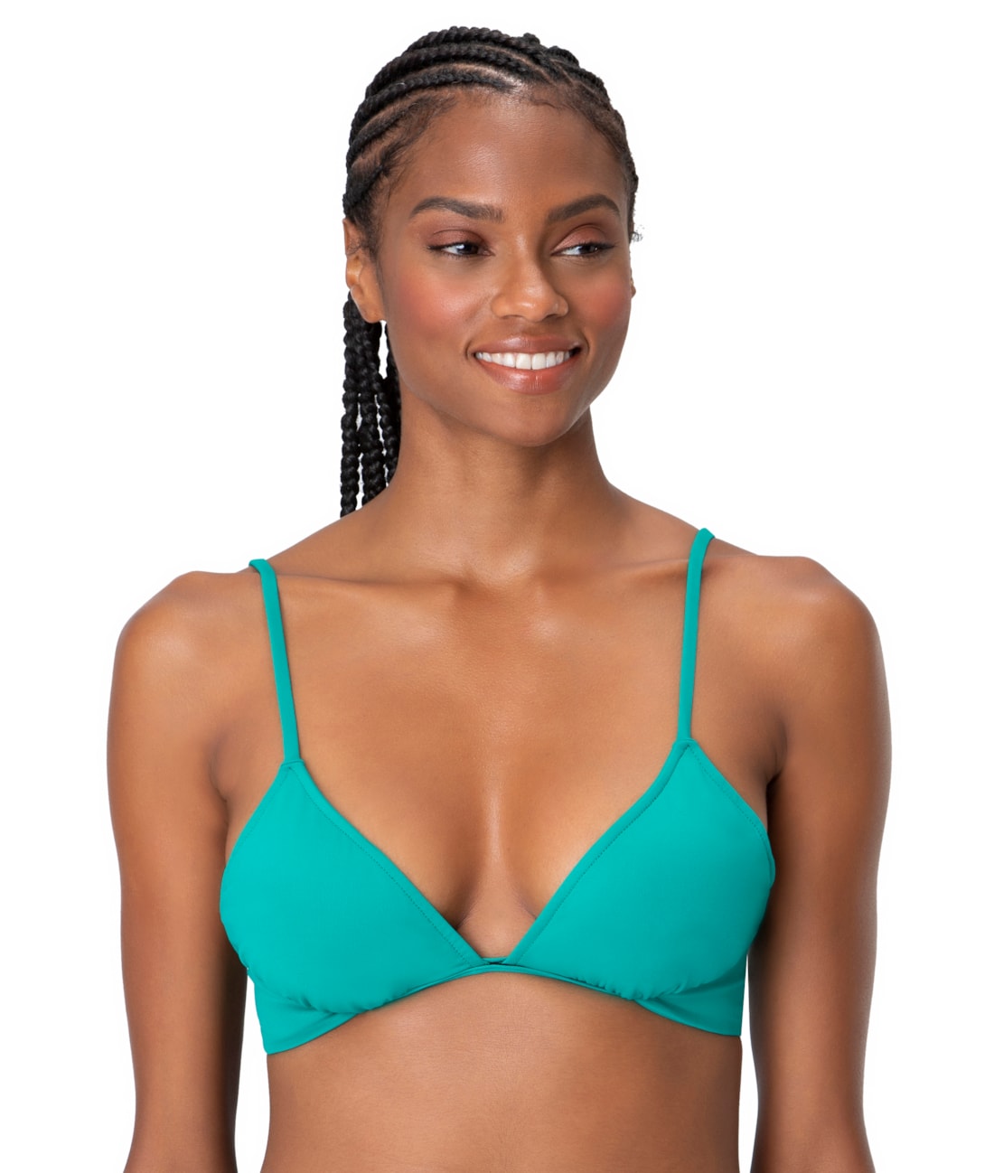 Top Meia Taça Comfort Essential Turquesa