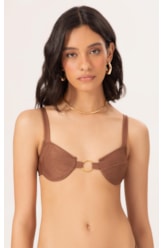 Top Meia Taça Comfort Magic Marrom
