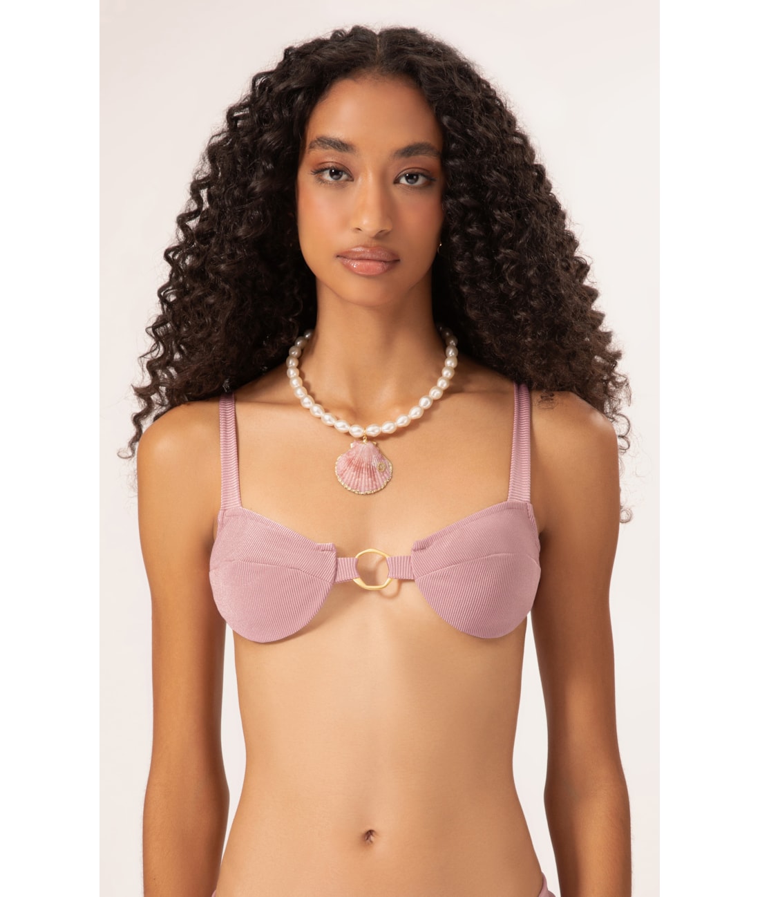 Top Meia Taça Comfort Magic Rosa Dusty
