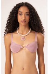 Top Meia Taça Comfort Magic Rosa Dusty