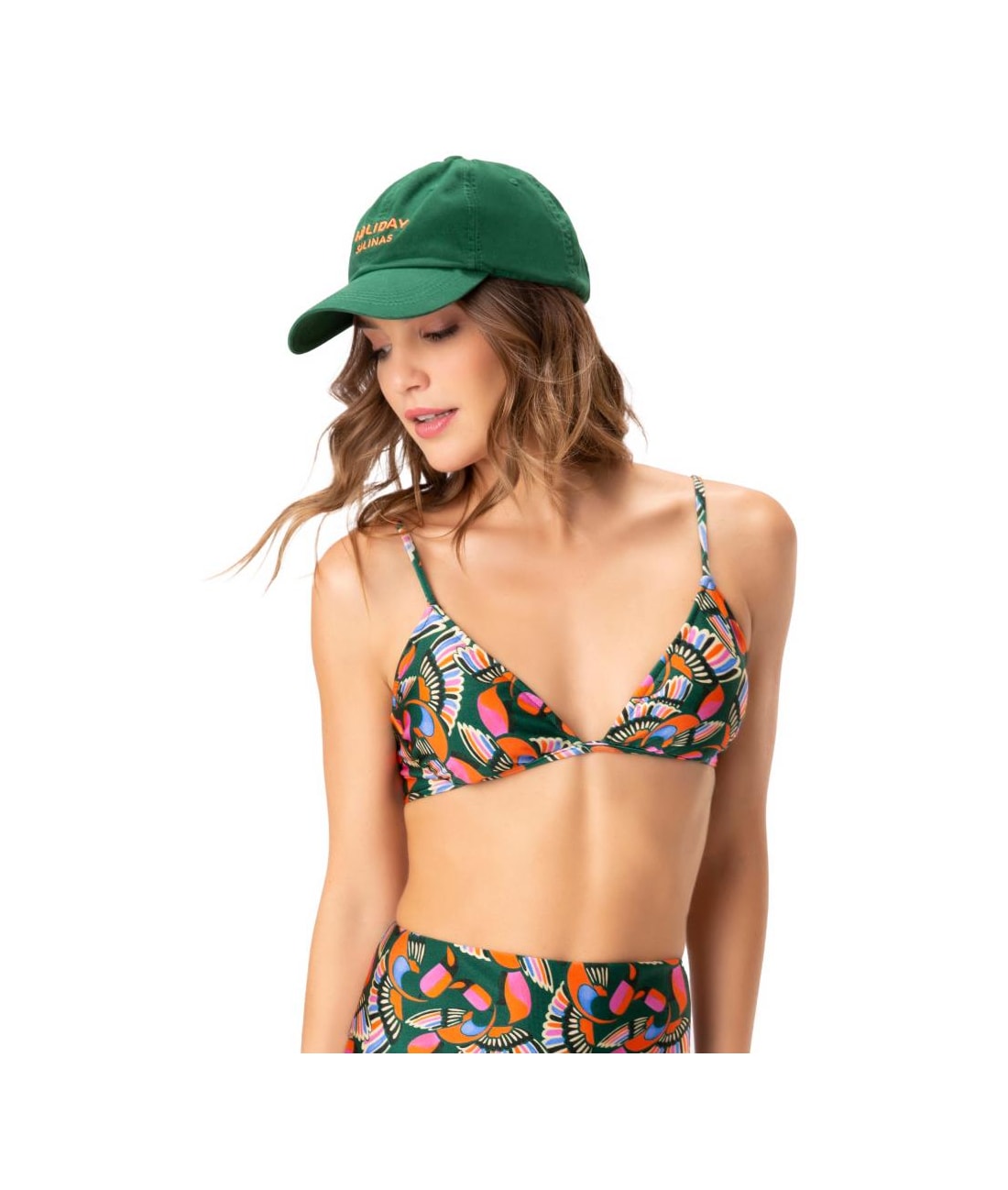 Top Meia Taça Comfort Tuca Verde Escuro