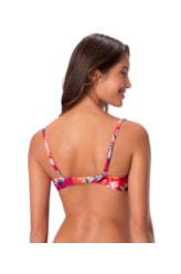 Top Meia Taça Franzido Catalina Pink