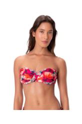 Top Meia Taça Franzido Catalina Pink