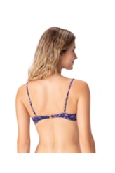 Top Meia Taça Franzido Sepalas Pink