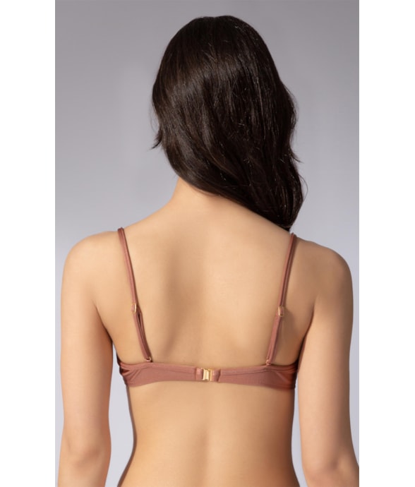 Top Meia Taça Madonna Comfort Bel Air Marrom