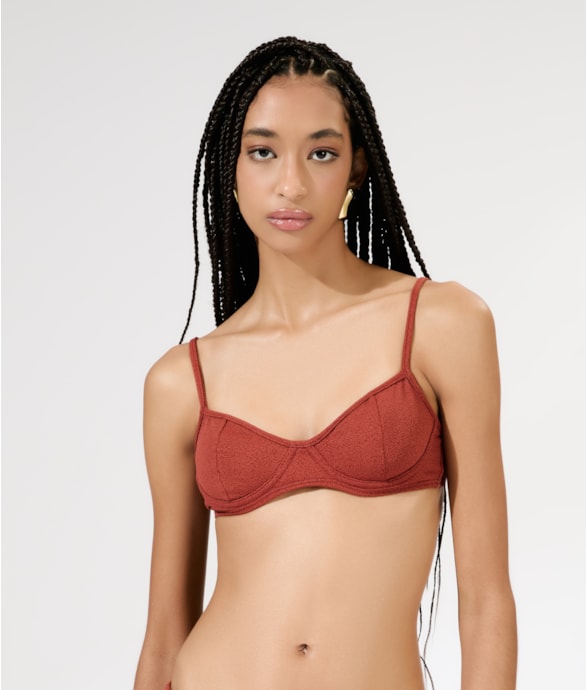 Top Meia Taça Madonna Comfort Bobby Telha