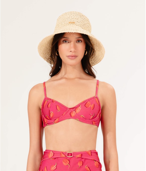 Top Meia Taça Madonna Comfort Bonnet Pink
