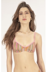 Top Meia Taça Madonna Comfort Celina Ocre