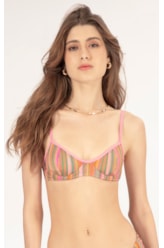 Top Meia Taça Madonna Comfort Celina Ocre