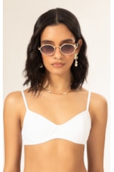 Top Meia Taça Madonna Comfort Clássicos Branco
