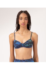 Top Meia Taça Madonna Comfort Essence Azul Bic