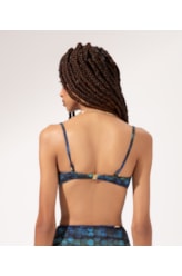 Top Meia Taça Madonna Comfort Essence Azul Bic