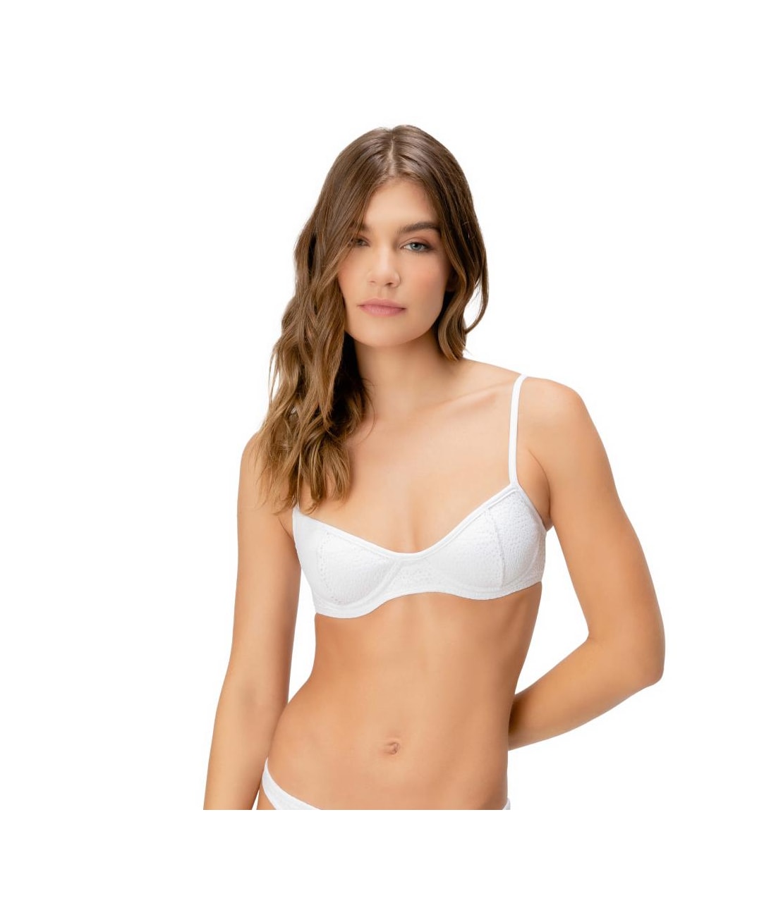 Top Meia Taça Madonna Comfort Laise Branco