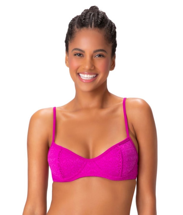 Top Meia Taça Madonna Comfort Laise Pink