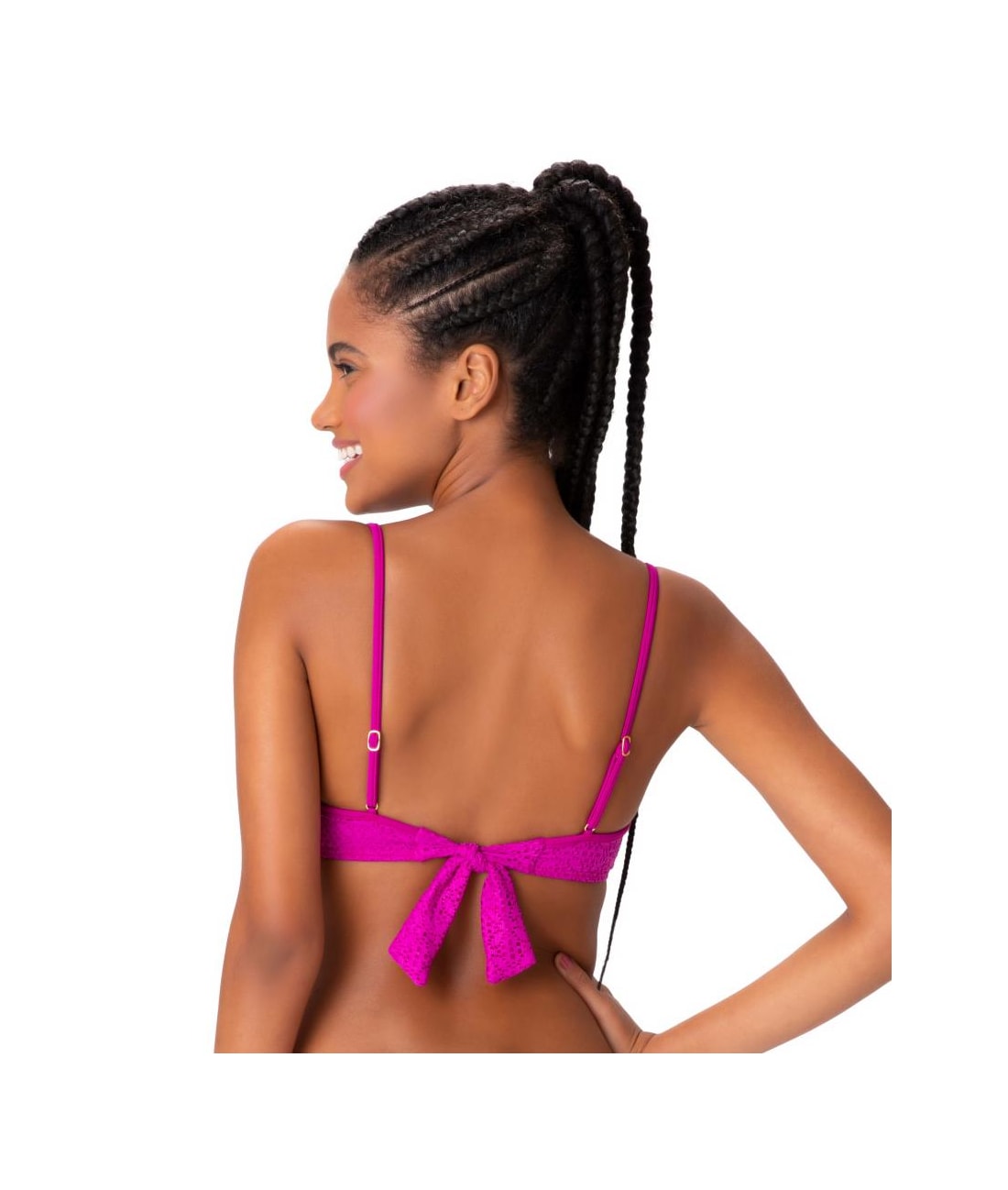 Top Meia Taça Madonna Comfort Laise Pink