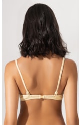 Top Meia Taça Madonna Comfort Marée Amarelo Manteiga