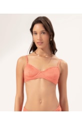 Top Meia Taça Madonna Comfort Positano Goiaba