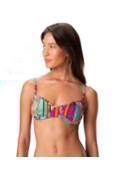 Top Meia Taça Madonna List Verde Escuro