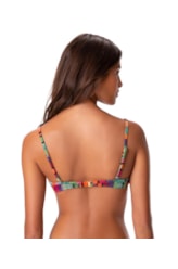 Top Meia Taça Madonna List Verde Escuro