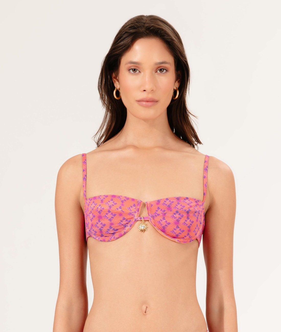 Top Meia Taça New Retrô Dolce Vita Laranja
