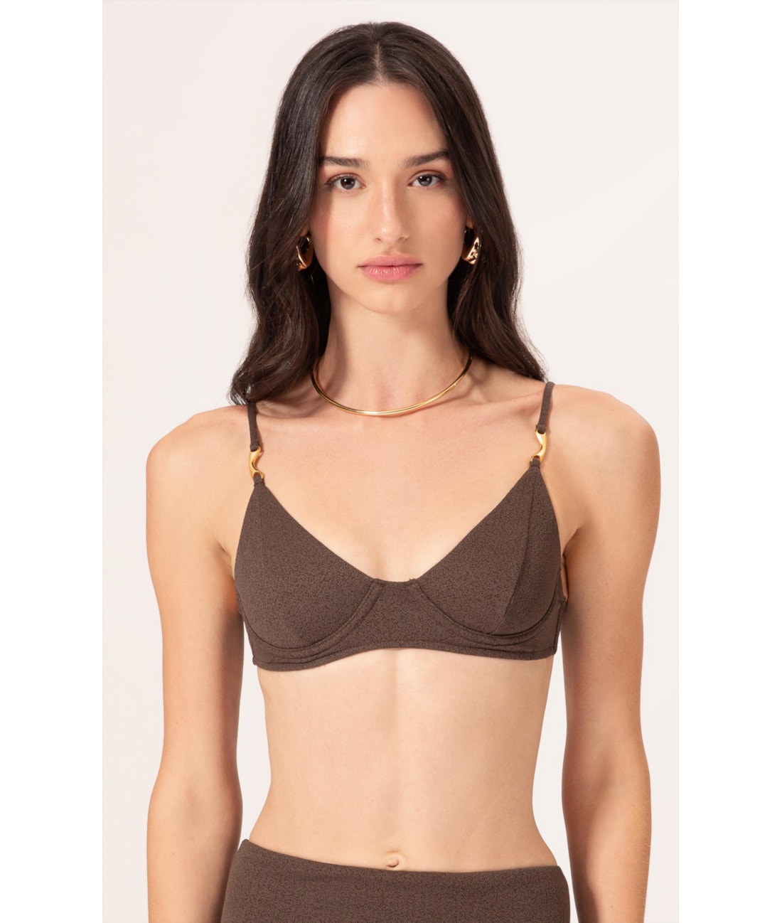 Top Meia Taça Pala Comfort Bobby Tabaco