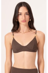 Top Meia Taça Pala Comfort Bobby Tabaco