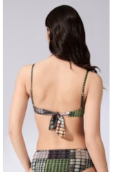 Top Meia Taça Pala Comfort Cali Verde Escuro