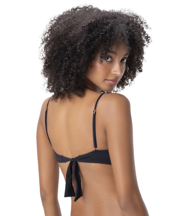 Top Meia Taça Pala Comfort Classicos Preto