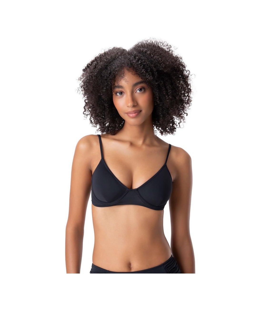 Top Meia Taça Pala Comfort Classicos Preto